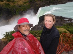 The Salto Grande Falls between Lago Nordenskjold and Lago Pehoe.