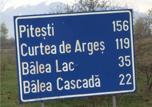 The various villages in the Transfăgărășan Pass.